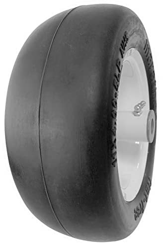 Marathon - Neumático Plano para cortacésped de 11 x 4 a 5 Pulgadas, Cubo centrado de 5 Pulgadas, bujes de 3/4 Pulgadas