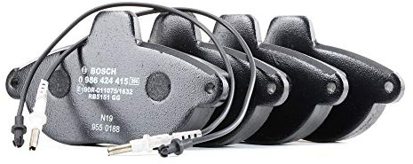 BOSCH Bremsbelagsatz, Scheibenbremse 0986424415 | Bosch-Qualität - für weniger Bremsgeräusche und Bremsstaub - ECE-R90 zertifiziert - kupferfrei