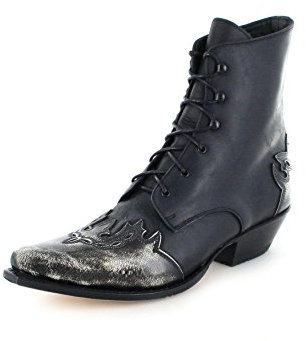 Sendra Boots11699 - Stivali western Donna , Nero (Negro Blanco), 37