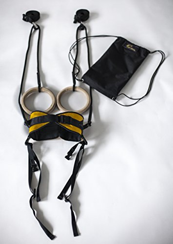 Power Monkey: Ring Thing, Gymnastik Ringe, Dream Machine, Schwarz, Gelb