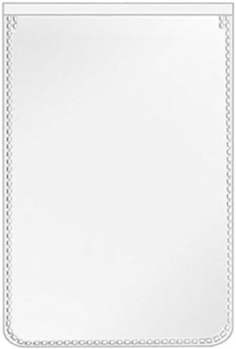 VELOFLEX 3117500 - Schutz- und Ausweishülle 57 x 88 mm, PP-Folie, mit Einreißschutz, dokumentenecht, 20 Stück, Impfpasshülle, Hülle für Immunausweise