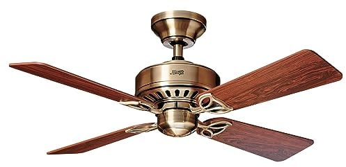 Hunter 107 cm | 42” Ventilador de Techo Bayport Latón Antiguo con Cadena, 24174
