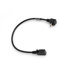 System-S Câble Adaptateur Micro USB Angle de 90 ° vers Le Haut sur Micro USB + Câble de Chargement et de données Rallonge 27 cm