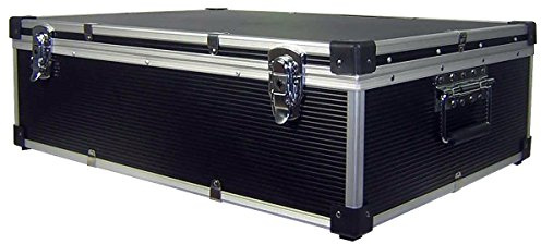 Neo Media Aluminium CD/DVD/Blu-ray Storage Box Flight Case with Numbered Sleeves holds upto 1000 Disks