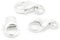 NaturSchatulle Karabinerverschluss 100% Sterling Silber 925 I 10 Stück Schmuckverschluss 10mm Karabinerhaken Kettenverschluss Basteln Schmuckherstellung