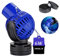 EXLECO Pompa di Movimento Acquario JVP-130 Pompa di Flusso 4000L/H 6W Pompa di Circolazione Wave Maker Pompa ad Onda Nessun Rumore, Rotazione a 360° per Acquari d'Acqua Dolce e Salata di 60~80 cm