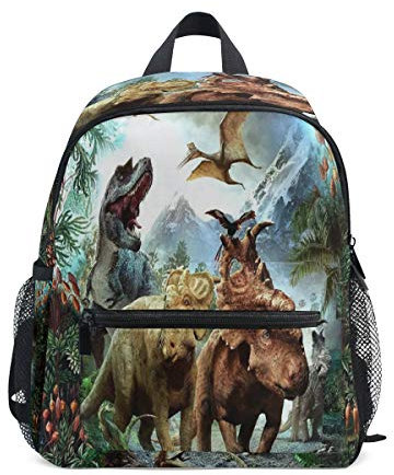 Mochila para niños Dinosaurios Kindergarten Bolsa Preescolar para niñas pequeñas Niños