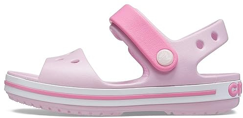 Crocs Unisexe Enfant Crocband Sandal Kids Sandales, Ballerina Pink, 22/23 EU