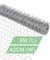 vensovo Galvanized Chicken Wire Mesh - 42CM × 8M Garden Animal Barrier Fence, 1 inch Mesh Fence for Pet,Rabbit,Poultry