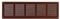 Steinberg14 Griglia di Ventilazione Rettangolare 500x150 mm - Griglie di Aerazione in Metallo Marrone - Serranda di Scarico dell'aria con Zanzariera - Copri Bocchetta Interna a Parete e a Soffitto