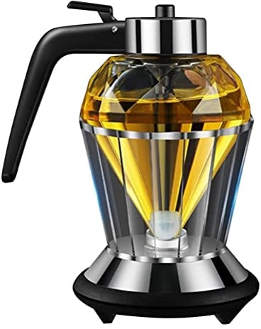 Kagodri Honig-/Sirupspender, tropffreies Glas Honigspender Olivenölspender mit Ständer Sirup Spender Gewürzglas für Küchenwerkzeug