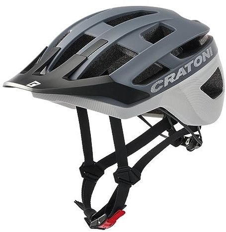 Cratoni MTB - Fahrradhelm AllRace Stone/weiß matt