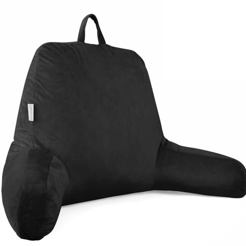 MERIDIA Premium Lesekissen - Rückenkissen Bett, Sofa Lesekissen für Bett Rückenlehne - Reading Pillow Sitzkissen