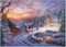 Ceaco - Thomas Kinkade - Urlaub - Cinderella bringt den Baum nach Hause - 1000 Teile Puzzle