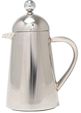 La Cafetière Havana Stainless Steel Double Walled Cafetière, Eight Cup, Gift Boxed, Silver