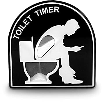 5 Minuti Clessidra di Sabbia per Toilette, WC Timer, Creativo Divertente Gestione del Tempo Casa Bagno Cucina Decorazioni Regalo Atmosfera Strumenti Decorazione di decompressione (Stile-1)