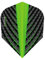 THOR-SPORTS Harrows Quantum Flights Slim/Pear/Kite/Standard in diversen Farben (Standard 1 Set, Grün)