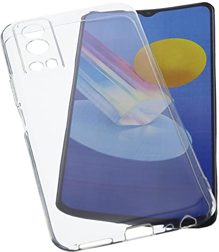 foto-kontor Hülle kompatibel mit Vivo Y72 / Y52 Schutzhülle Tasche Gummi TPU Schutz Handytasche transparent