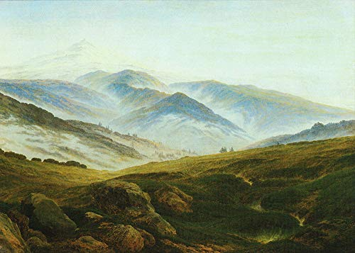 Kunstkarte Caspar David Friedrich Erinnerungen an das Riesengebirge