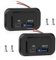 12V USB Socket Campervan, Car Charger Adapter, Car Phone Charger, QC3.0 USB & PD Type C Quick Socket 12V for Boat SUV Camper Caravan RV Truck