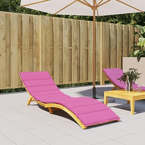 Homgoday Sonnenliegen Auflage Liegenauflage Gartenliege Auflage Polsterauflage Auflage für Gartenliege Liegestuhl Sonnenliege Strandliege Rosa Oxford-Gewebe