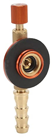BOROCO Gasherd Sicherheitsschalter,BBQ Gasherd Stecker Gas Adapter,Gasherd Camping Adapter für Outdoor Picknick Kochgeräte(Rosa)