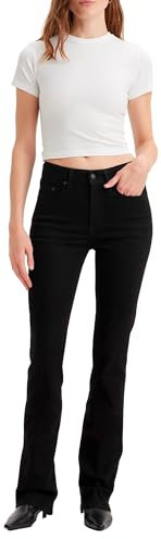 Levi's 725 High Rise Bootcut Vaqueros, Midnight Gaze - Black, 28W / 32L Mujer