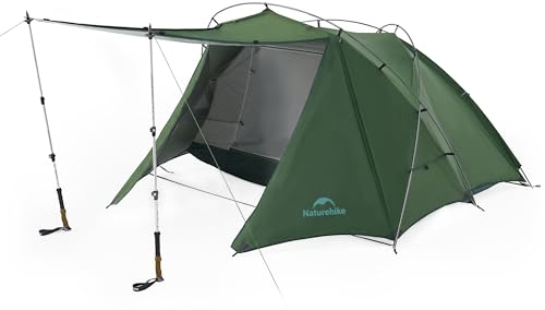 Naturehike Ultraleicht Camping Zelt Wasserdichtes Zelt für 2 Personen Bikepacking Zelt Motorrad Zelt Angelzelt 2 Mann PU3000mm UPF50+
