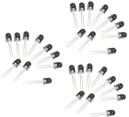Zerodeko 30 Stk LED-Emissionsdiode Leuchtdiode LED-Diode Emittierende Diode UV-LED computerlampen pc leuchte pcs LED 10mm geführt Super