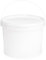 Garronda Seau avec Couvercle 3 L pour Le Stockage de Produits Alimentaires et Chimiques 1 Pièce Blanc GD-0071