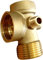 Fünf-Wege-Druckanschluss 1 x 70 mm aus Messing – 5-fach Verteiler für Pumpen, Manometer, Druckschalter, Wasserinstallationen