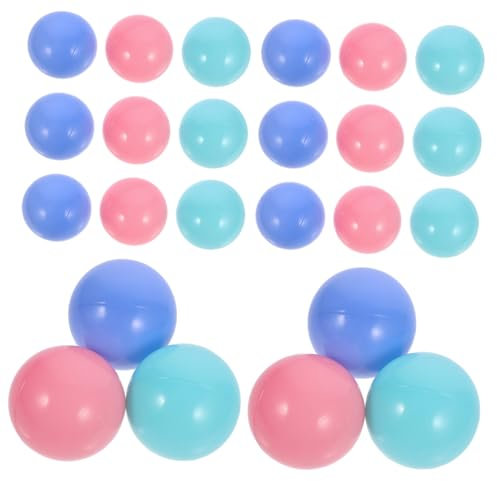 VICASKY 100 Piezas Bola Macarrón Infantil Bolas De Túnel Piscina Pelota Bolas Blandas Juguetes Bolas De Billar para Bebe Juego Bolas De Carpa De Bolas Océano Bolas De Colores El Plastico