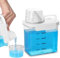 YSWOVUO 1100ML Distributeur de Lessive avec Verre Doseur, Hermétique Boîte de Rangement pour Poudre à Laver et Lessive, Contenant pour Céréales Sucre Muesli, Récipient d'Aliments pour Animaux