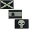 Thulander PACK de 3 Parches Mochila Militar PVC Parche Bandera España Parches Militares Tercios Españoles Punisher Personaliza tu Mochila Tactica Equipo Militar Airsoft