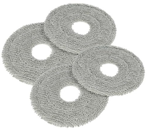 vhbw 4x compatible avec Dreame L40 Ultra aspirateur robot | Lingettes tampon - 4x housse de nettoyage