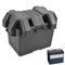 Boîtier de batterie étanche – Boîtier de batterie robuste pour camping-cars et utilisation marine | Boîte de batterie automobile pour les besoins de bateau, de remorque et de voyage, boîte de stockage