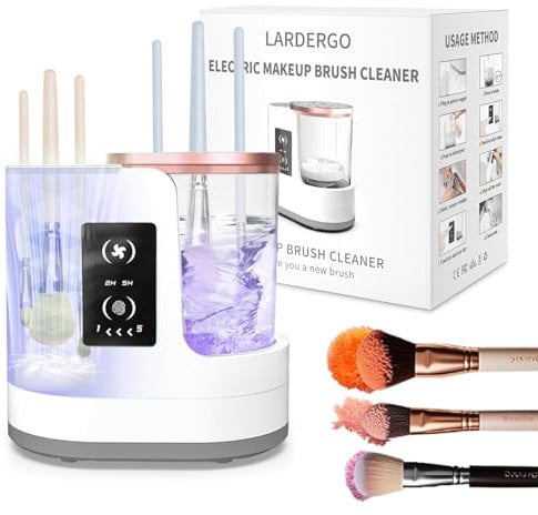 3 IN 1 Makeup Brush Cleaner Machine and Dryer with Drying & Disinfecting functions for Travel Home Use, Electric Automatic Makeup Brushes Cleaner for Makeup Lovers & Professionals