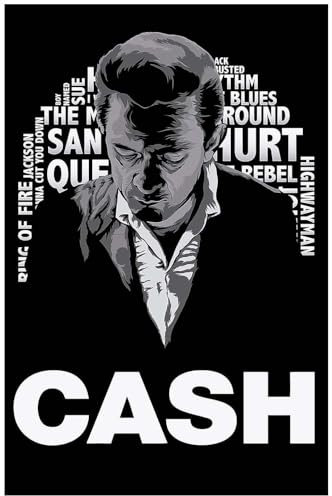 Johnny Cash Poster, Motivationszitat, inspirierende Musik-Erinnerungsstücke, Vinyl, Juni Carter Cash Folsom, Gefängnisdekoration, Wandkunst, Wachstum, kultiger Vintage-Druck, Album, Sammlerstück