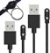 ZFRITP 2PCS Chargeur Ice Watch,Chargeur Montre Connectée Universel, Câble Chargement Magnétiquepour Montres Connectées,Cable USB 2 Broche Chargeur pour Smartwatch,Adaptateur Charge Montre Magnétique.