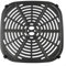 Cestello di ricambio per friggitrice ad aria, inserto quadrato nero, accessorio da cucina per friggitrice ad aria, 22,5 x 22,5 cm
