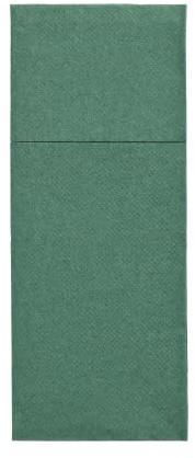 50 Servietten ROYAL Collection 40 cm x 30 cm dunkelgrün mit Besteckfalz