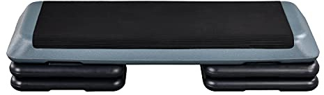 Yaheetech Aerobic Stepper with 3 Adjustable Levels, Grey for Home Gym