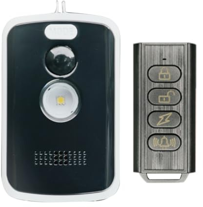 Rilevatore a batteria, allarme sensore di movimento esterno, resistente alle intemperie di lunga durata | allarme di sicurezza di viaggio controllato a distanza, protezione