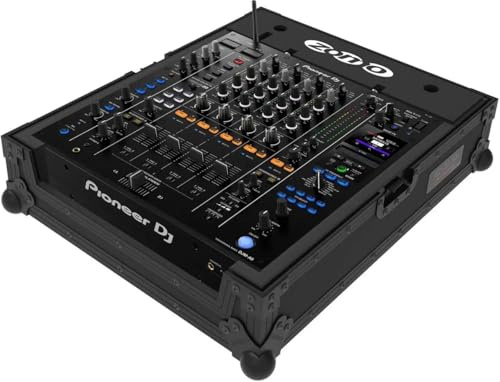 Zomo Flightcase PM-A9 NSE – kompatibel mit Pioneer DJ DJM-A9 – DJ Equipment Case 461 × 563 × 209 mm – Schwarz – Robustes Sperrholz