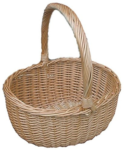 Red Hamper Childs Buff Hollander Shopping Basket, Wicker, Brown, 24 x 28 x 14 cm