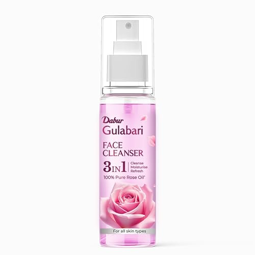 Dabur Gulabari Premium Rose Touch Face Freshener Spray 100ml Cleanses Moisturises Refreshes