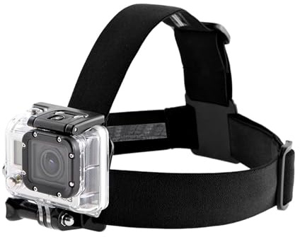 ayex Kopfband-Halterung Head Strap Mount Kompatibel mit GoPro Kamera Sportaufnahmen