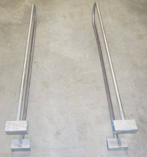 Gartenwelt Riegelsberger Kaminholzständer 2er Set, Höhe: ca. 150 cm/Holzstapelhilfe/Kaminholzregal verzinkt/Brennholz, Kamin, Holz, Kachelofen, Lagerung, Aufbewahrung