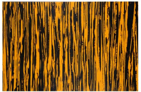 Musiclily 435x290mm Pickguard Blank Schlagbrett Rohling Material für Fender Strat Tele E-Gitarre und Bass, 4-lagig Yellow Black