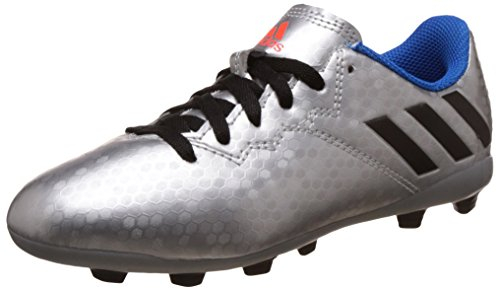 adidas Herren Messi 16.4 FXG J Fußballschuhe, Silber Schwarz